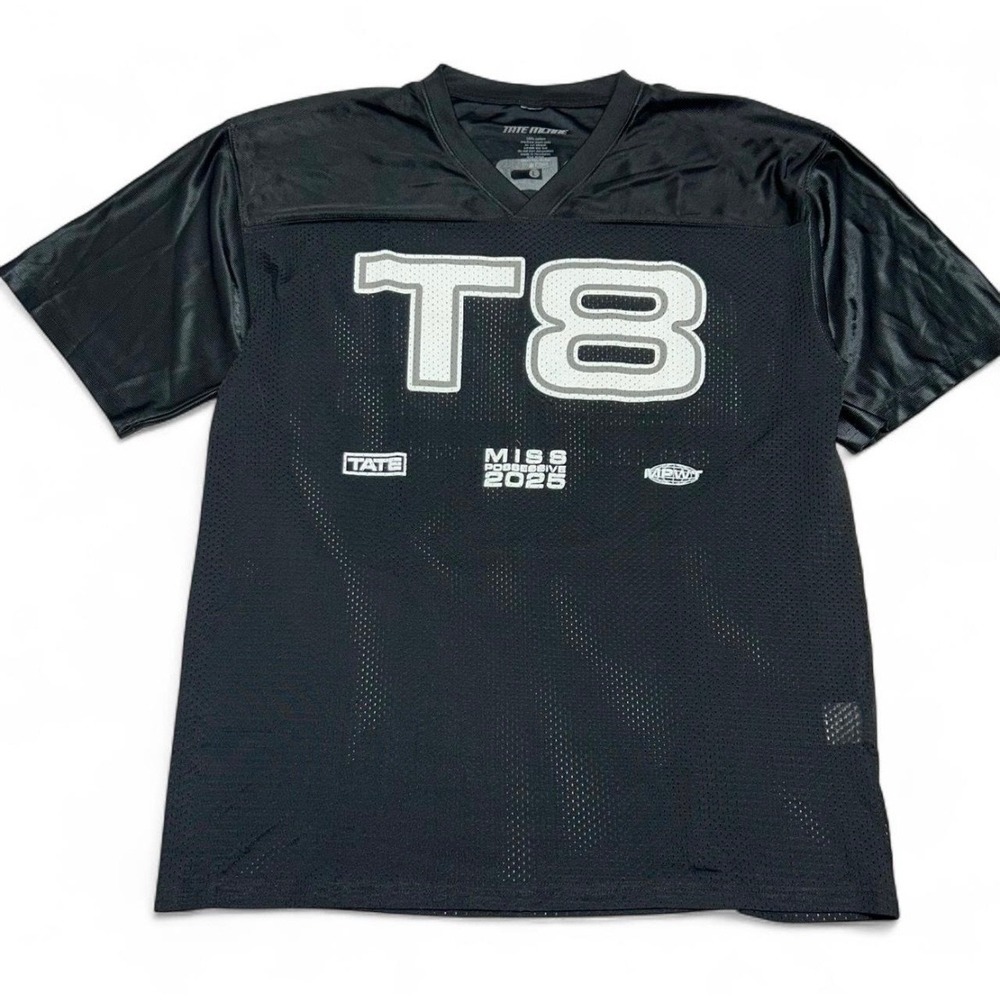 Tate McRae Miss Possessive 2025 Tour Jersey Black Mesh McRae 22 Mens Large